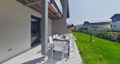 Neue Villa in Les Rousses, zentrumsnah, bis zu 12 Personen