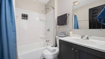 Hair dryer, towels