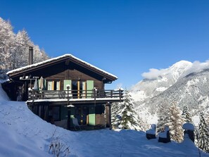 Exterior - Chalet les Mélèzes - Traditional, terrace & fireplace (Vichères)