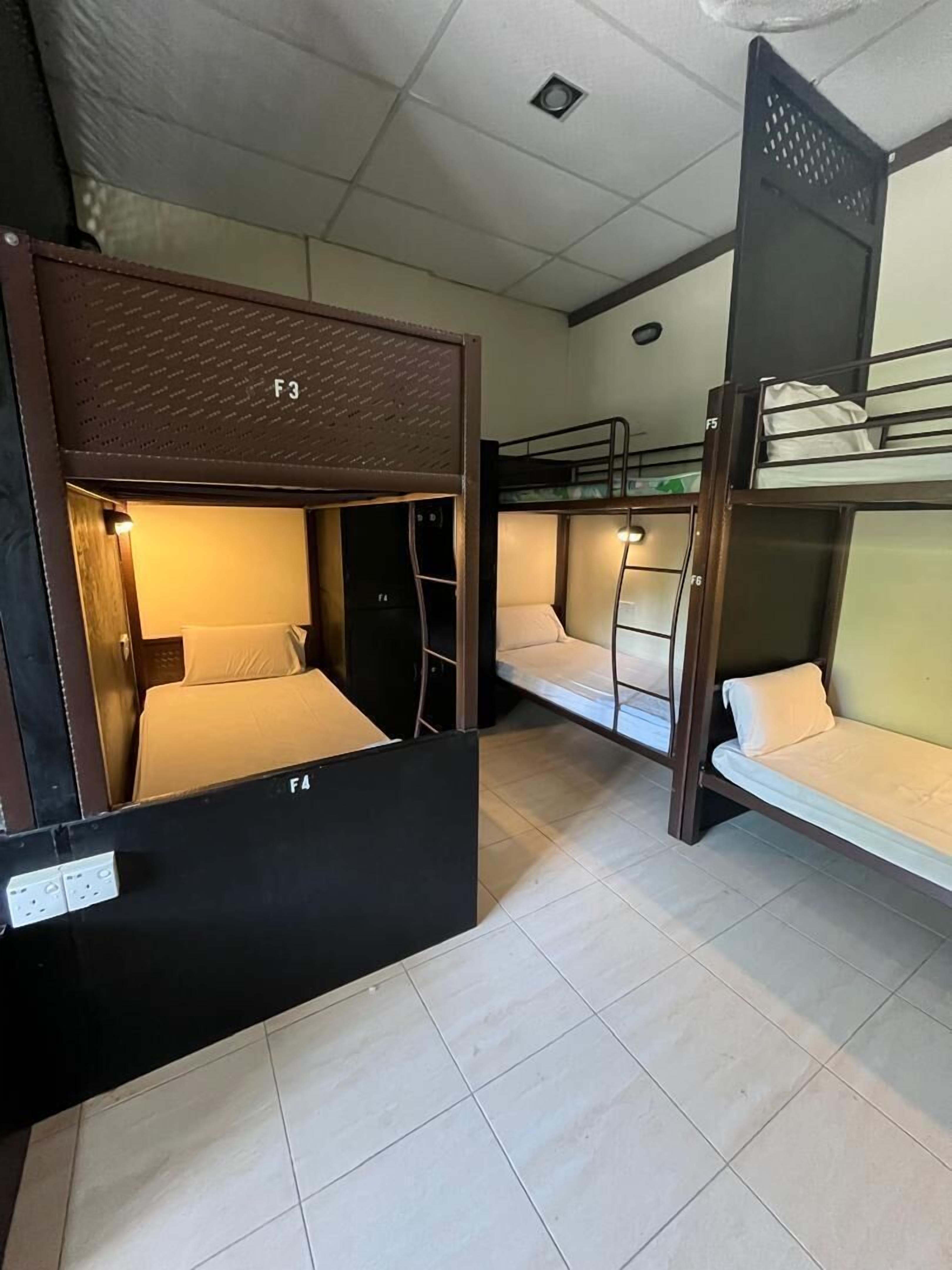 Gemeinsamer Schlafsaal | Schreibtisch, laptopgeeigneter Arbeitsplatz, kostenloses WLAN