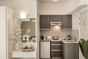 Frigorífic, microones, placa de cuina i rentaplats