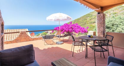Holiday Home 'Luca' with Terrace, Shared Pool, Sea View and Air Conditioning