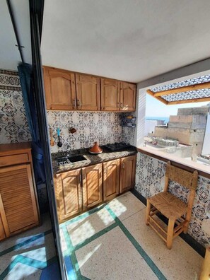 Estudio panorámico | Cocina privada | Microondas y plancha de cocina 