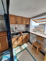 Microondas, plancha de cocina