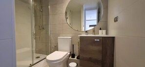 Shower, hair dryer