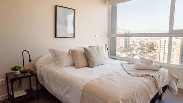 1 habitación, tabla de planchar con plancha, wifi y ropa de cama