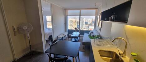 1 室のベッドルーム、アイロン / アイロン台、WiFi、ベッドシーツ