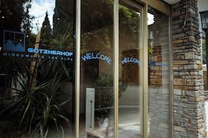 Interior entrance
