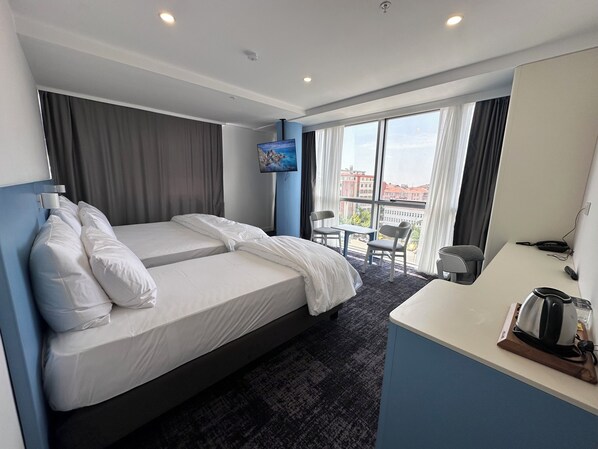 Family Triple Room, City View | Desk, laptop workspace, free WiFi - No25 Hotels (Corlu)