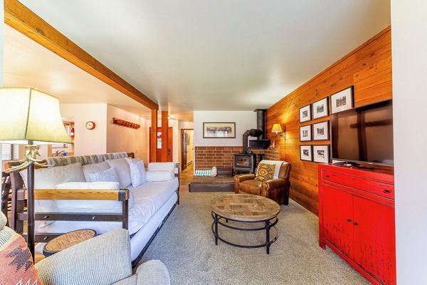 Charming open living area.