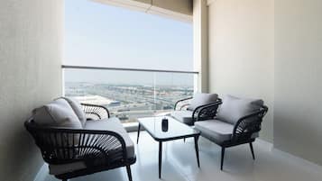 Deluxe Apartment, Balcony, City View | View from room