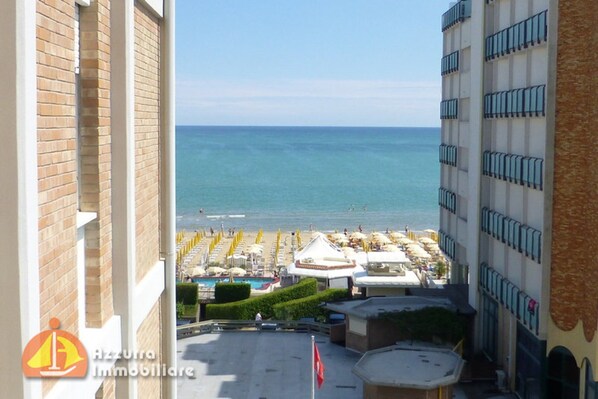 Beach/ocean view - Apartment 'Vera Cruz 510' with Sea View, Shared Pool and Air Conditioning (Jesolo)