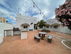 Terrace/patio - Playa Encanto Beachfront Bliss at Casa Blanca (Playa Encanto)