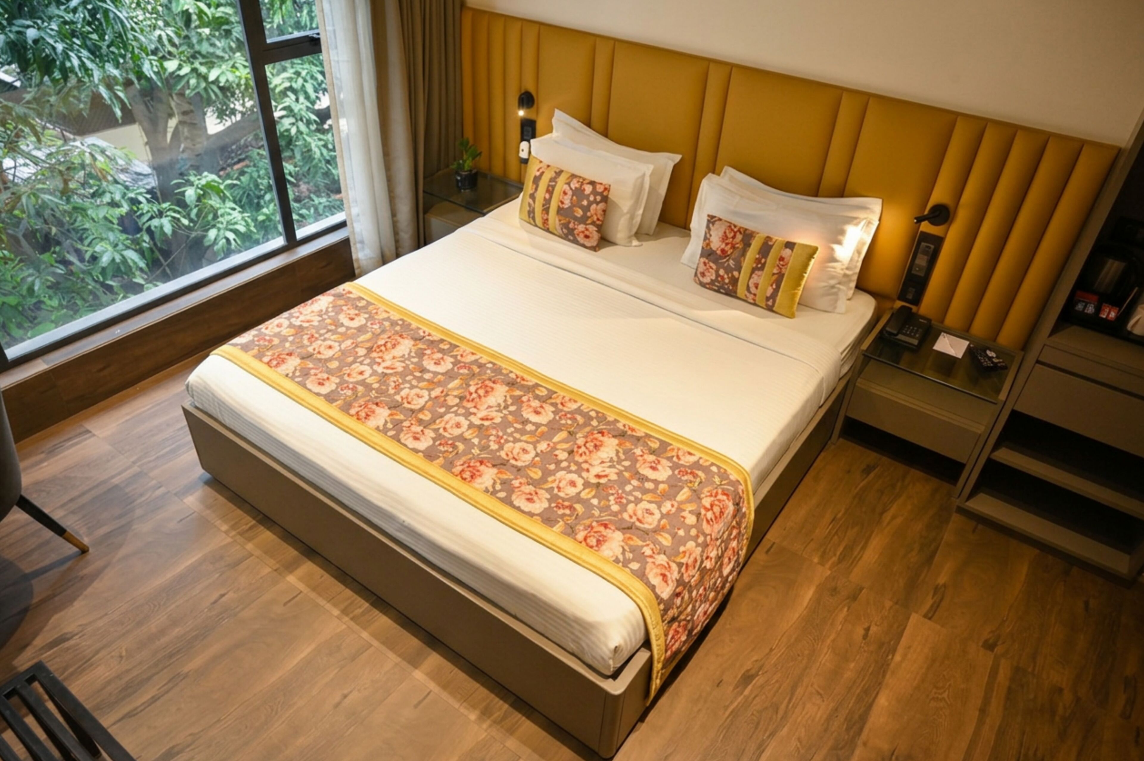 Chambre Deluxe double | Coffre-fort, accès au Wi-Fi (inclus)
