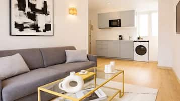 Studio, City View | Living area | 80-cm Smart TV with digital channels