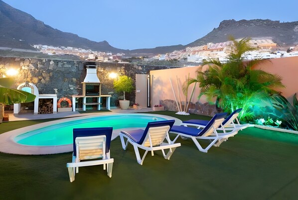 Terrace/patio - Vacation Villa 'Tenerife Luxe' with Mountain View, Wi-Fi and Air Conditioning (Costa adeje)