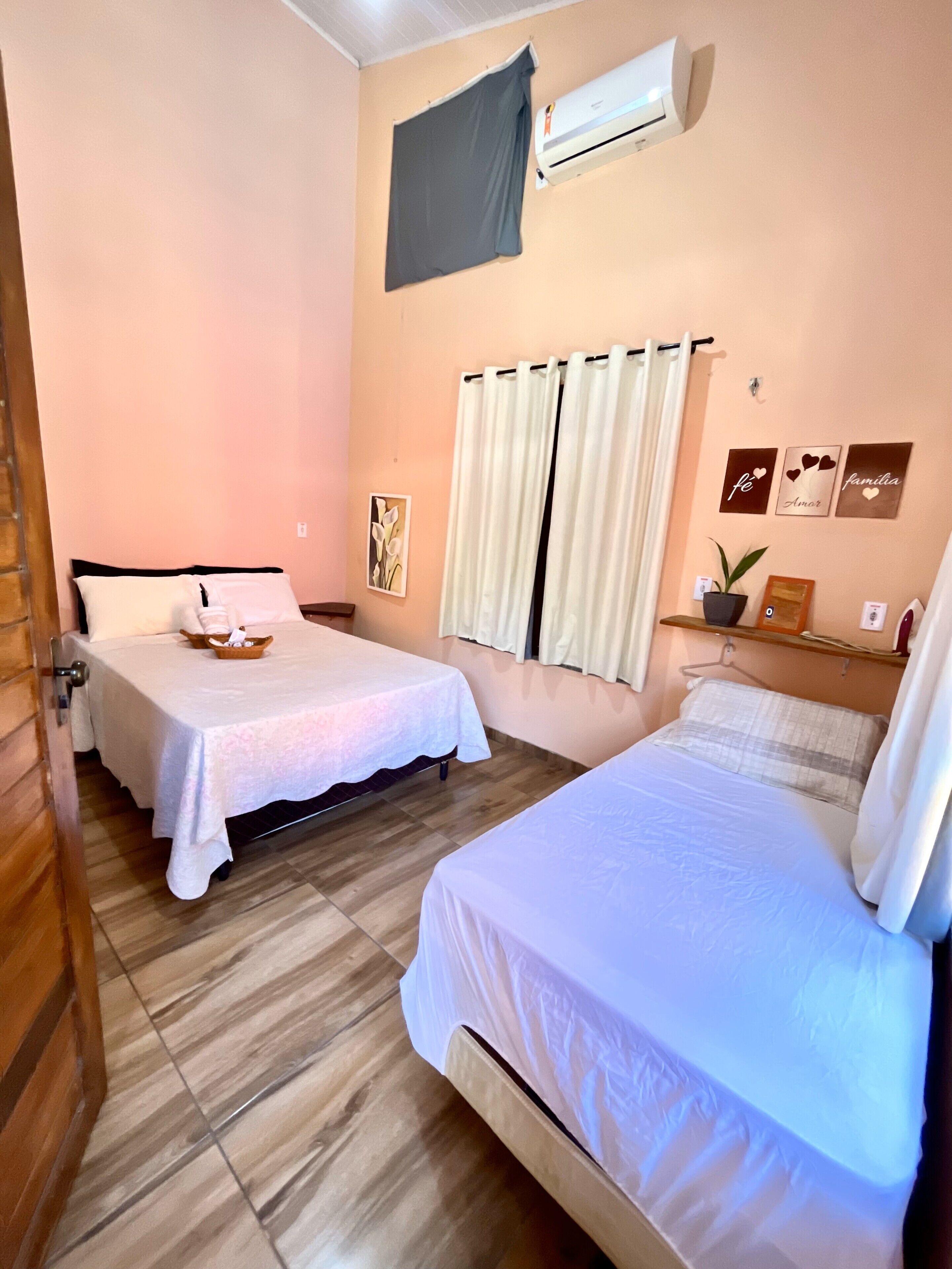 3 quartos, Wi-Fi, roupa de cama