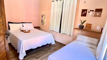 3 quartos, Wi-Fi, roupa de cama