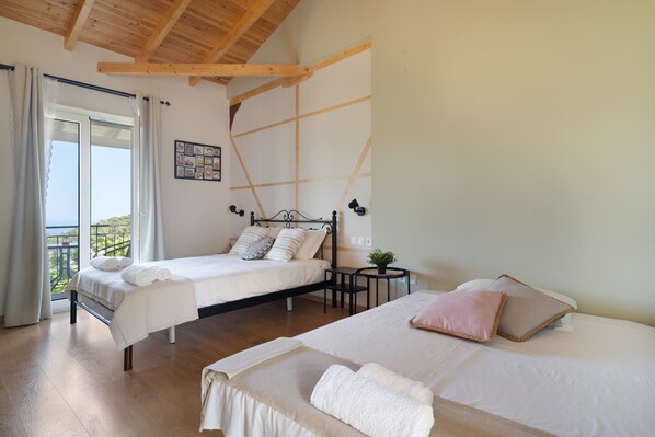 1 bedroom, WiFi, bed sheets - Apartment 'Little Fox' with Sea View, Wi-Fi and Air Conditioning (Lefkada)
