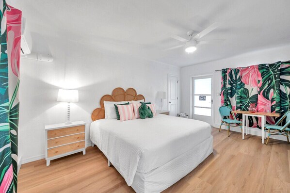 2 bedrooms, desk, iron/ironing board, free WiFi