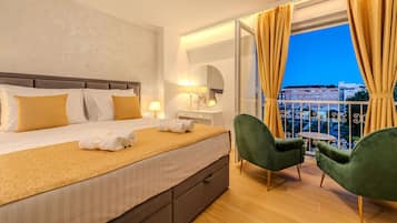 1 slaapkamer, een strijkplank/strijkijzer, gratis wifi, beddengoed