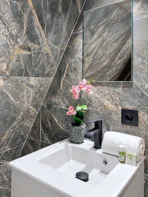 Departamento Confort, vista al patio | Baño