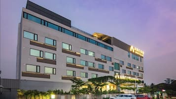 Majoituspaikan julkisivu