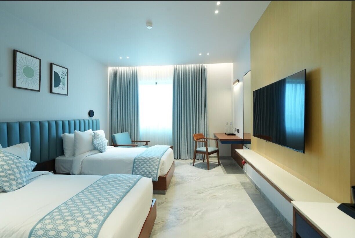 Chambre Deluxe avec lits jumeaux, vue ville