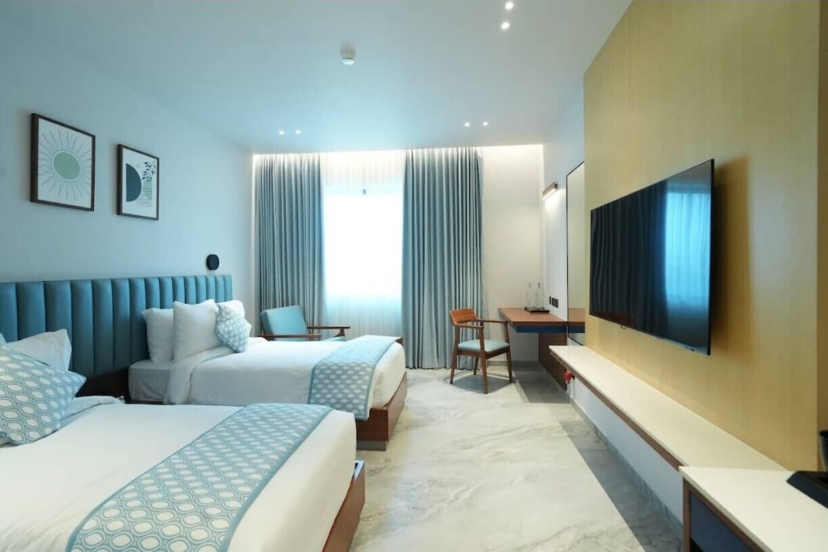 Chambre Deluxe avec lits jumeaux, vue ville