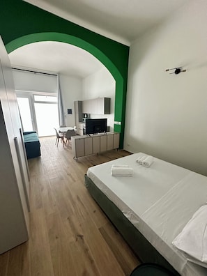 Studio Deluxe, 1 lit double et 1 canapé-lit, salle de bains privée | Wi-Fi gratuit