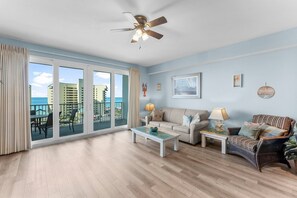 TV - Laketown Wharf Condo w/ Gulf Views | Sleeps 6 | Pools, Arcade & Beach Access (Panama City Beach)
