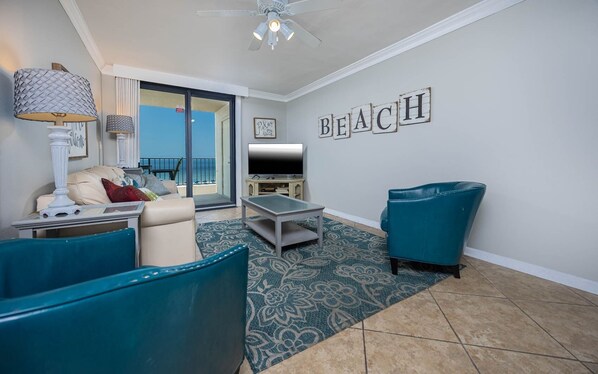 Condo, 2 Bedrooms | Living area - Phoenix I 1035 2 Bedroom Condo (Orange Beach)