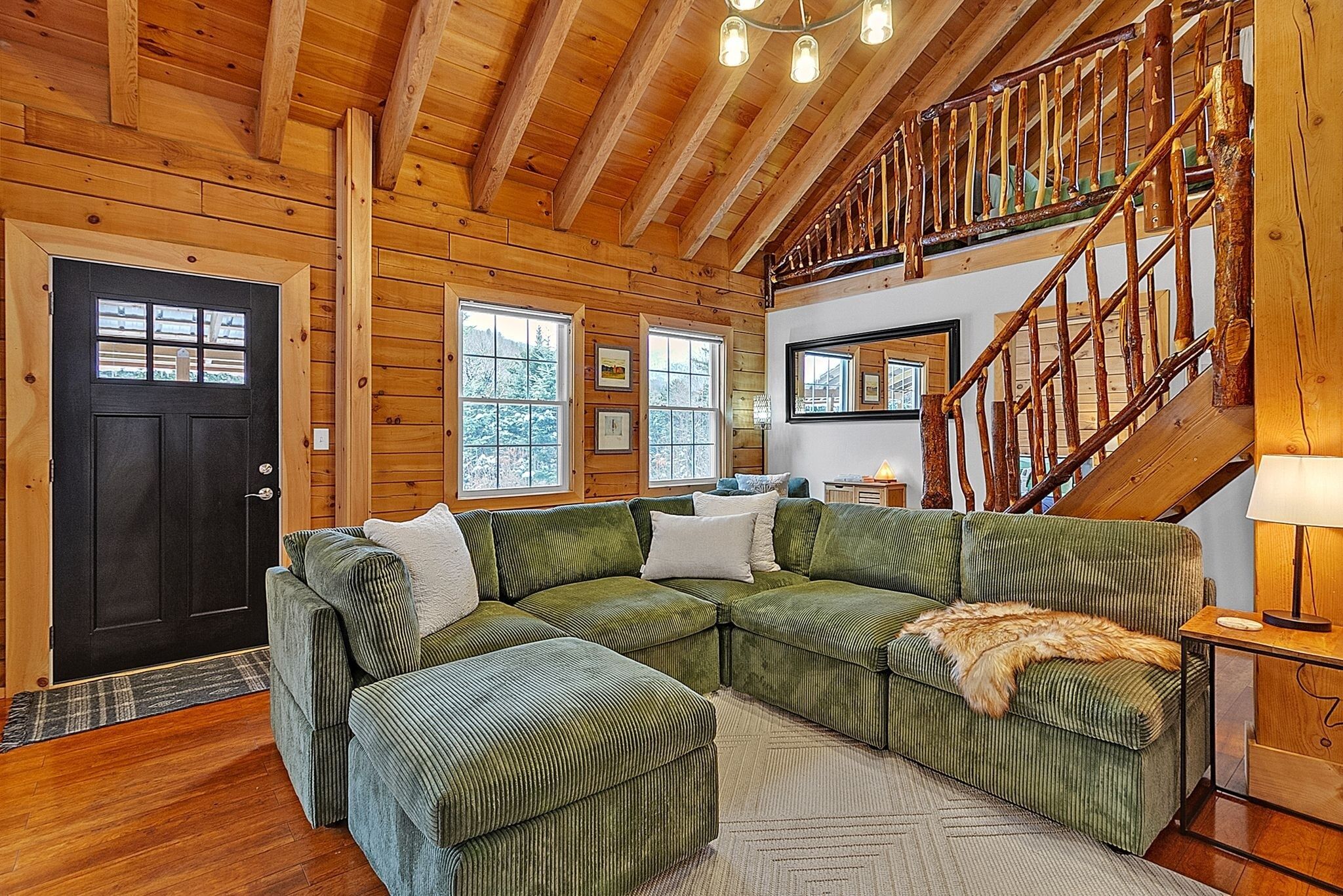 Cabin, 3 Bedrooms | Living area | Smart TV