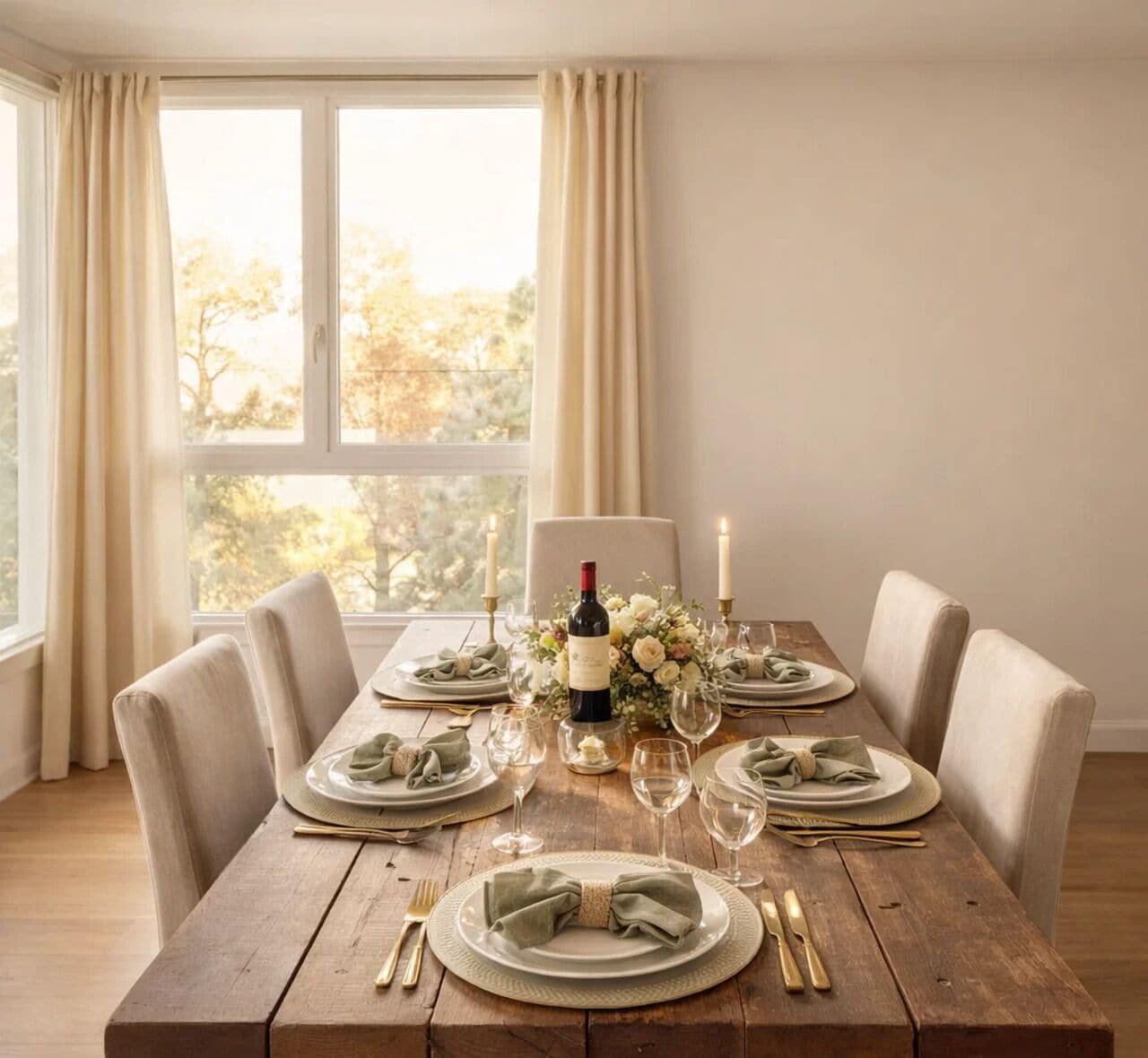 Appartement Familial, vue ville | Coin séjour