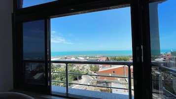 Deluxe-suite - balkon - havudsigt | Opholdsområde