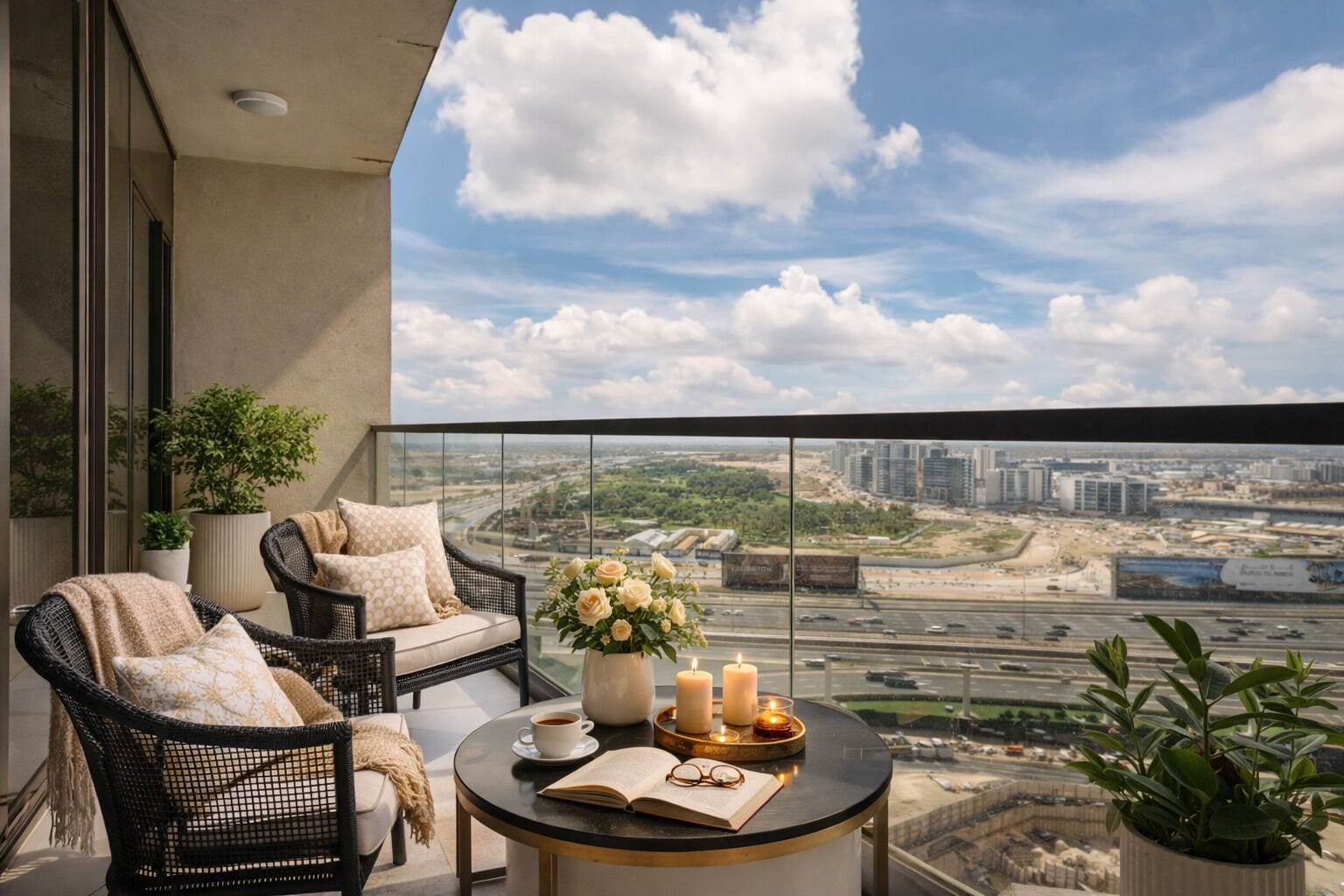 デラックス アパートメント バルコニー シティビュー | テラス / パティオ