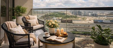 デラックス アパートメント バルコニー シティビュー | テラス / パティオ