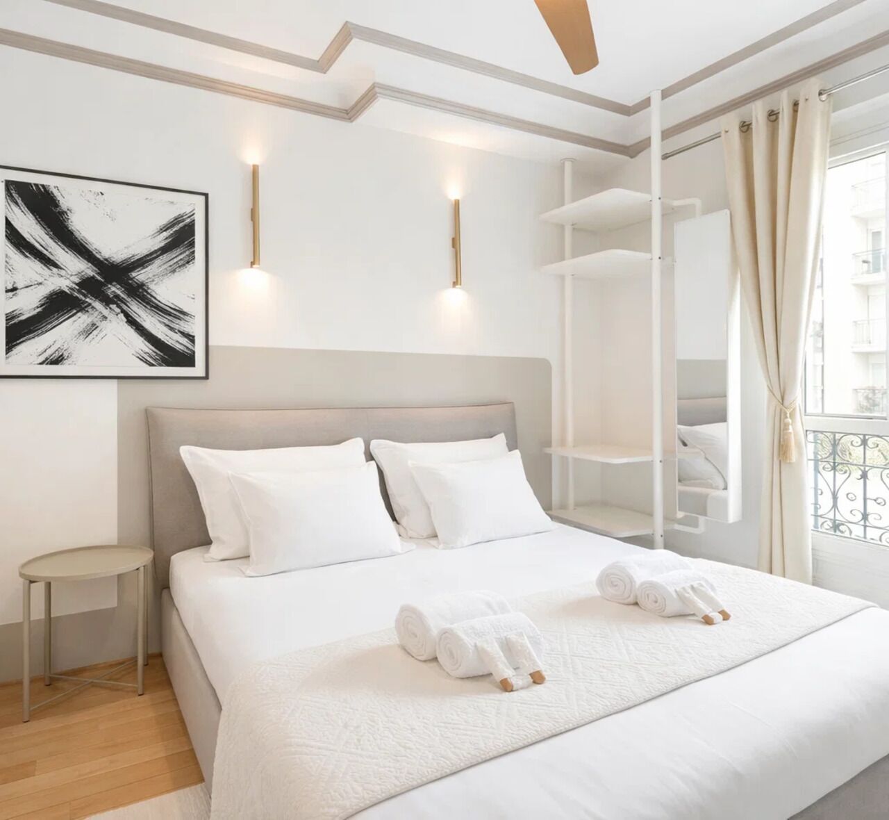 Superior-Apartment, Stadtblick | Bügeleisen/Bügelbrett, Reisekinderbett, kostenloses WLAN, Bettwäsche