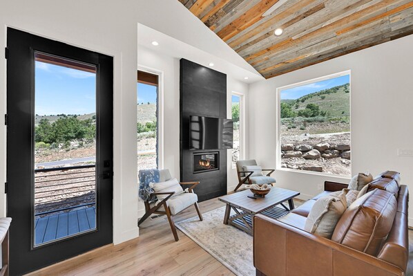 Télévision, lecteur de DVD, livres, chaîne hi-fi