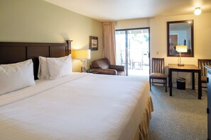 1 soverom, skrivebord, strykejern/-brett og internettilgang