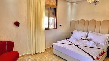 2 slaapkamers, een strijkplank/strijkijzer, wifi, beddengoed