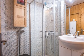 Shower, hair dryer