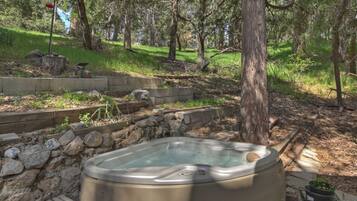 Cabin, Multiple Beds, Hot Tub, Mountain View (The Lazy Bear Cabin) | Outdoor spa tub