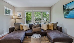 TV, fireplace, offices