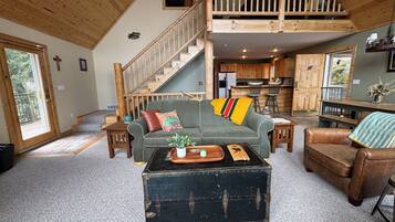 TV connectée, cheminée