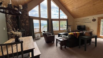 TV connectée, cheminée