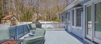 Relaxing, pet-friendly Cape Cod stay near golf & beaches w/firepit & fenced yard