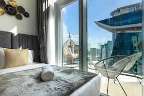 Desk, iron/ironing board, travel cot, free WiFi
