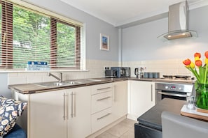 Kühlschrank, Mikrowelle, Ofen, Toaster