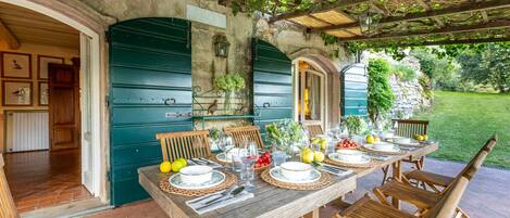 Restauration en plein air